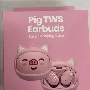Adorable Pig TWS Earbuds with Fun Case